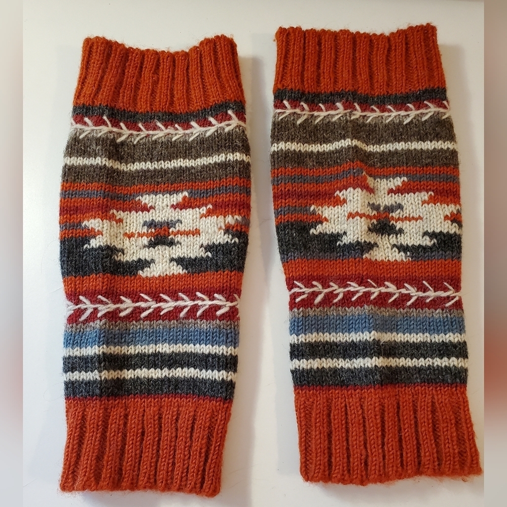 Lost Horizons Blake Wool Leg Warmers Aztec